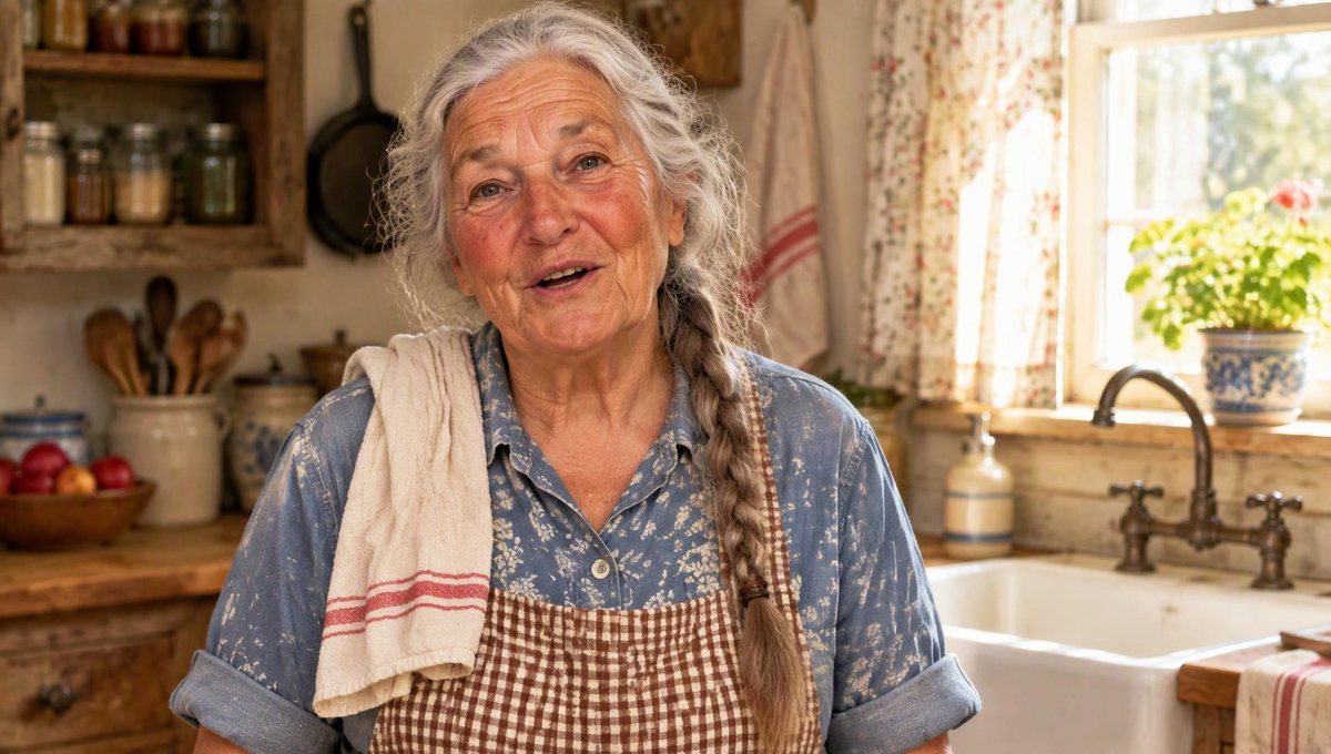 Mamaw June in her kitchen